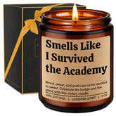 Candle, Police Academy Graduation Gifts For Cops Graduates, New Police Officer Gifts For Men Women Boyfriend Female, Law Enforcement Congrats Grad Presents, Funny Future Policeman Essentials