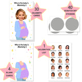 Funny Baby Shower Games - Scratch Off Card Game For Door Prizes, Lottery, Ice Breaker - Funny Lottery Card Ice Breaker Scratch Off Games Party - Decorations For Baby Shower – 35 Sheets (White)