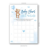 Boy Baby Shower Games, Can Bearly Wait Blue Sky Bingo, Find The Guest, The Price Is Right, Who Knows Mommy Best, 25 Games Each