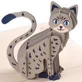 Cat Pop Up Card By Devine Popup Cards W/Envelope (8"X6") | Pop Up Greeting Cards | Pop Up Birthday Cards For Women Mom | Funny 3D Cards All Occasion Love