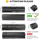 HP MU06 MU09 Replacement Laptop Battery 593553 001 593554 001