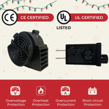 Halloween Inflatable Fan Replacement, Adapter For Christmas Inflatable Outdoor Decoration Blower For Xmas Blow Up Holida