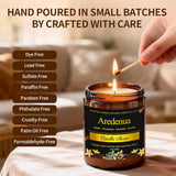 Vanilla Bean Odor Eliminating Candles | Vanilla Bean Scented Soy Candle For Home, Air Freshening & Cozy Vanilla Scent, Relaxing Home Scented Candles, Cozy Winter Candle Gift For Women & Men