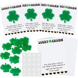 40 Set St Patrick'S Day Lucky Charm Pocket Token With Shamrock Four Leaf Clover Cards Leprechaun Gift Good Luck Pocket Token Keepsake Exchange Gift For Family Friends Coworkers Gifts