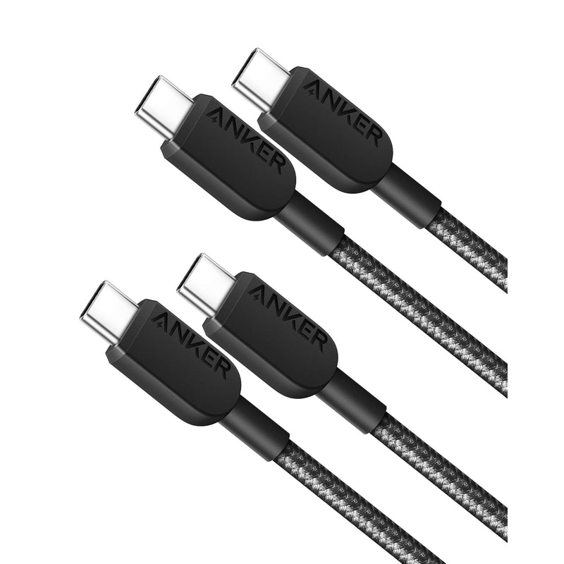 Anker USB C Cable, 310 USB C to USB C Cable (3ft, 2 Pack), (60W/3A) USB C Char