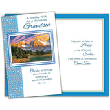 - Birthday Card For Grandson - Made In Usa - Perfect Size: Opens To A Generous 10? × 7.75?- Amazing! - 95742