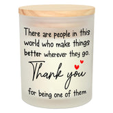 Galentines Thank You Gifts For Women - Vanilla Lavender Candle 10 Oz - Inspirational Birthday Valentines Day Gifts For Friend Women Coworkers Teachers Nurses Boss Employees, Appreciation Gift
