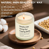 Therapist Gifts, School Psychologist Gifts, Appreciation Gift Idea For Women Therapists, School Counselor, Social Worker, Lavender Candle Gift For Mental Health Professionals, Physical Therapist