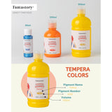 Tempera Paint For Kids 12 Colors (16.9 Oz Each) Washable Tempera Paint, Kids Poster Paint Sponge Painting, Non-Toxic Kids Paint Finger Paints Hand Paints Bottles Gifts