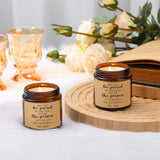 12 Pieces Thank You Candle Gifts 3.5 Oz Teacher Employee Appreciation Gift Jar Soy Wax Candle Set For Women Men Nurses Teachers(Vintage)