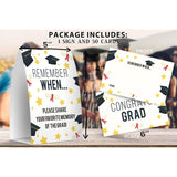 Graduation Share A Memory Cards - Pack Of 1 Sign And 50 Memory Cards, Graduation Party Supplies 2026 (009)