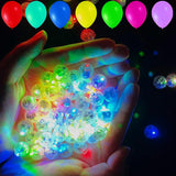 Mutilcolor Led Balloon Lights - 100Pcs Mini Round Balls, Long Standby Time, Waterproof, Tiny Led Lights For Birthday, Ha