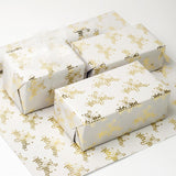 Mini Short Wedding Paper Roll For Men Women - Mr&Mrs Design Gold Foil Gift Wrap For Wedding, Valenline'S Day, Bridal Shower, Holiday Party Baby Shower(17 Inches X 32.8 Feet)