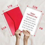 Funny Valentines Day Card For Boyfriend Husband, Dog Valentines Day From Girlfriend Wife, Happy Valentine’S Day For Him Her