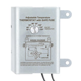 Attic Fan Thermostat Control, Replacement Thermostat With Adjustable Temperature Dial, Programmable For Exhaust Fan, Greenhouse, Cooling System