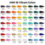 Himi Gouache Paint Set, 56 Colors X 30 Ml Jelly Cup Design In A Carrying Case, Non Toxic Gouache Paint For Canvas And Paper, Perfect For Artists, Students, And Beginners