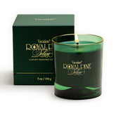 Royal Pine Deluxe Pine-Scented Candle By Sunscreen, Premium Soy-Blend Wax, 70-Hour Long Burning, Winter House Decor, Gift For Women & Men, 7 Oz.