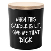 Gifts For Him Husband Boyfriend Funny Unique Christmas Anniversary Valentines Day Birthday Gag Gifts For Him Men Adults Bachelorette Bridal Shower For Bride Sandalwood Scented Candle