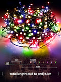 Christmas Car Multicolor Lights 213FT 600 Led Battery Operated Remote Control String Lights Waterproof 8 Modes