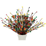 4Pcs Black History Month Decorations Table Centerpieces, 17.7In Black History Artificial Berry Stem Picks, African Bhm Decorations Decor Home Office Party Supplies
