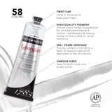 Daler-Rowney Georgian Oil Paint Titanium White Twin Pack 225Ml Tube - Art Paints For Canvas Paper And More - Oil Painting Supplies For Artists And Students - Artist Oil Paint