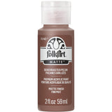 FolkArt Acrylic Craft Paint, Roasted Pecan 2 fl oz Premium Matte Finish Paint, Perfect For Easy To Apply DIY Arts And Crafts, 36260
