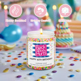 60Th Birthday Candles, 60Th Birthday Gifts For Women, Men - Funny Bday Gifts For 60 Year Old Woman - Funny Turning 60, Happy Bday Present Ideas For Sister, Friend, Mom, Wife, Boss, Lady