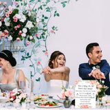 Put A Ring On It Bridal Shower Game With 50 Fake Rings, Rustic Greenery Theme Wedding Shower Games Wedding And Engagement Rings And Not Say Bride Rules Cards(Flowers,Silver)