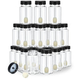 30 Pcs Wool Daubers With Ball Brush Plastic Clear 120 Ml/ 4 Oz Bottle For Glue Refillable Plastic Empty Bottle With Brush For Arts Paint Diy Projects Leather Dye Tool With Applicator