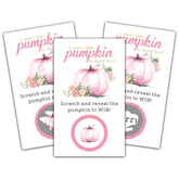 Thanksgiving Day Scratch Off Game Cards - Pumpkin & Turkey Design Fall Harvest Party Game - Halloween/Autumn Themed Party Activities & Supplies Decorations - 50 Pack(04)