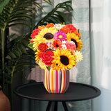 Pop Up Greeting Cards For Women - Paper Sunflower Flower Bouquet 3D Popup Birthday Card, Anniversary Card, Get Well Gifts For Mother From Daughter And Son