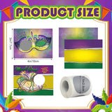 130 Pcs Mardi Gras Scratch Off Cards Game Make Your Own Diy Scratch Off Cards With Stickers Mardi Gras Masks King Cake 2 Style Party Game For Family Activities Carnival Holiday Party Favors