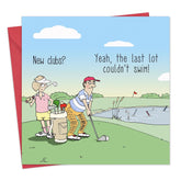 Funny Card Golfer – Blank Card - Funny Card Birthday – Humorous Birthday Cards – Funny Birthday Card Men – Funny Birthday Card Women – Anniversary Card – Retirement Card – Fathers Day Card