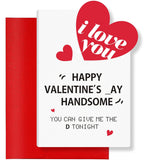 Valentines Day Love Gifts For Him, Valentines Day Card Gifts For Husband Men, Funny Card, Mens Valentine Gift For Boyfriend Husband, Valentine Gift For Him