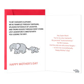 Mothers Day Card?Mothers Day Gifts Card For Mom From Daughter Son?Heartfelt Elephant-Themed Mother'S Day Gifts Cards With Adventure Together Design