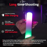 MT Pro RGBWW Mini Tube Light 36 Pixel Mappable 7.5W Rechargeable Studio Video Light with Grid Tripod