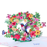 3D Pop Up Hummingbird Card With Envelope, 5X7 Inches, Mother'S Day Cards, 3D Birthday Card For Women, Mom, Wife, Daughter, Her, Sister, Girlfriend, Grandma, Ideal Gift For Valentines