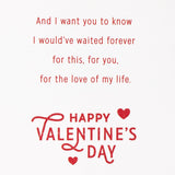Hallmark Valentines Day Card for Husband, Wife, Boyfriend, Girlfriend (Worth the Wait)