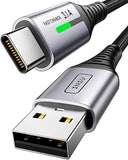 6.6FT USB A to USB C Fast Charging Cable 3.1A Braided Charger Cord for iPhone 15 Samsung Galaxy Google Pixel