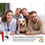 Funny Dog Mom Mothers Day Card - 4" X 6" Mother'S Day Card Gift For Dog Mom Humorous Mothers Day Greeting Card From Dog Gifts For Women