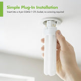 G24Q-1 CFL Light Bulbs 4 Pack 13W 3500K Soft White 4 Pin Replacement Fluorescent Lamp