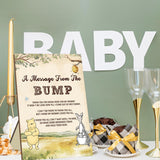 Baby Shower Decorations-Baby Shower Party Games-Baby Shower Gender Reveal Decorations-Party Decorations-Message From Bump,Yellow
