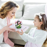 Tulips Flower Bouquet Popup Card - 3D 5 X 7' Popup Birthday, Mother'S Day, Anniversary, Thinking Of You, Thank You Card