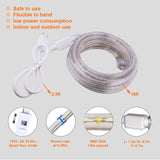 Rope Lights, 16Ft Waterproof Connectable Strip Lighting Blue, Indoor Outdoor Mood Lighting For Home Christmas Holiday Garden Patio Party Decoration