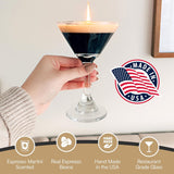 Espresso Martini Candle - Coffee Candle - Bar Cart Decor - Espresso Martini Decor - Coffee Scented - Gifts & Accessories By