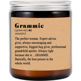 Grammie Noun Candle - Gift For Grammie - Mother'S Day Candle - Grammie Gifts - Grammie Definition - Lavende Scented Candles - Soy Candle For Home Scented