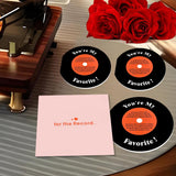 Valentines Day Gifts For Him Her - Women Mens Valentines Day Gifts Card, Anniversary Record Card For Boyfriend Girlfriend Wife Husband Couple, You'Re My Favorite Greeting Card For Birthday Wedding