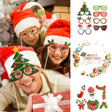 Christmas Party Decorations, Merry Christmas Decorations Supplies Include Banner, Hanging Swirls, Paper Fans, Balloon, Photo Booth Props, Confetti, For Holiday Xmas Indoor Outdoor
