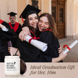 Graduation Gifts For Her, Him, 9Oz Aromatherapy Lavender Scented Soy Wax Candle, College, Phd, Masters Degree Graduation Gifts, Grad Candle For Women, Men