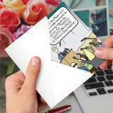 Funny St. Patrick'S Day Greeting Card With 5 X 7 Inch Envelope For Men And Women (1 Card) Green Traffic Lights C10510Spg